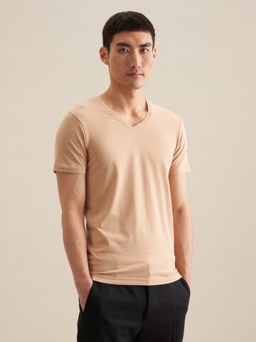 T-Shirt ' Schwarze Rose ' SEIDENSTICKER en orange : devant