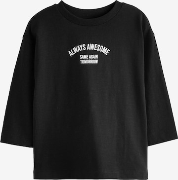 Next Shirt in Black: front