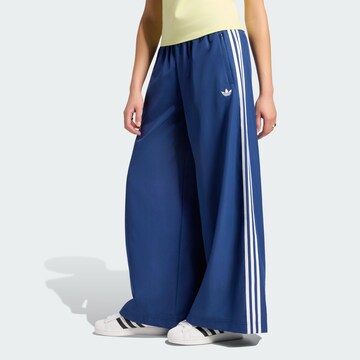 Wide Leg Pantalon 'Firebird Adilenium' ADIDAS ORIGINALS en bleu : devant