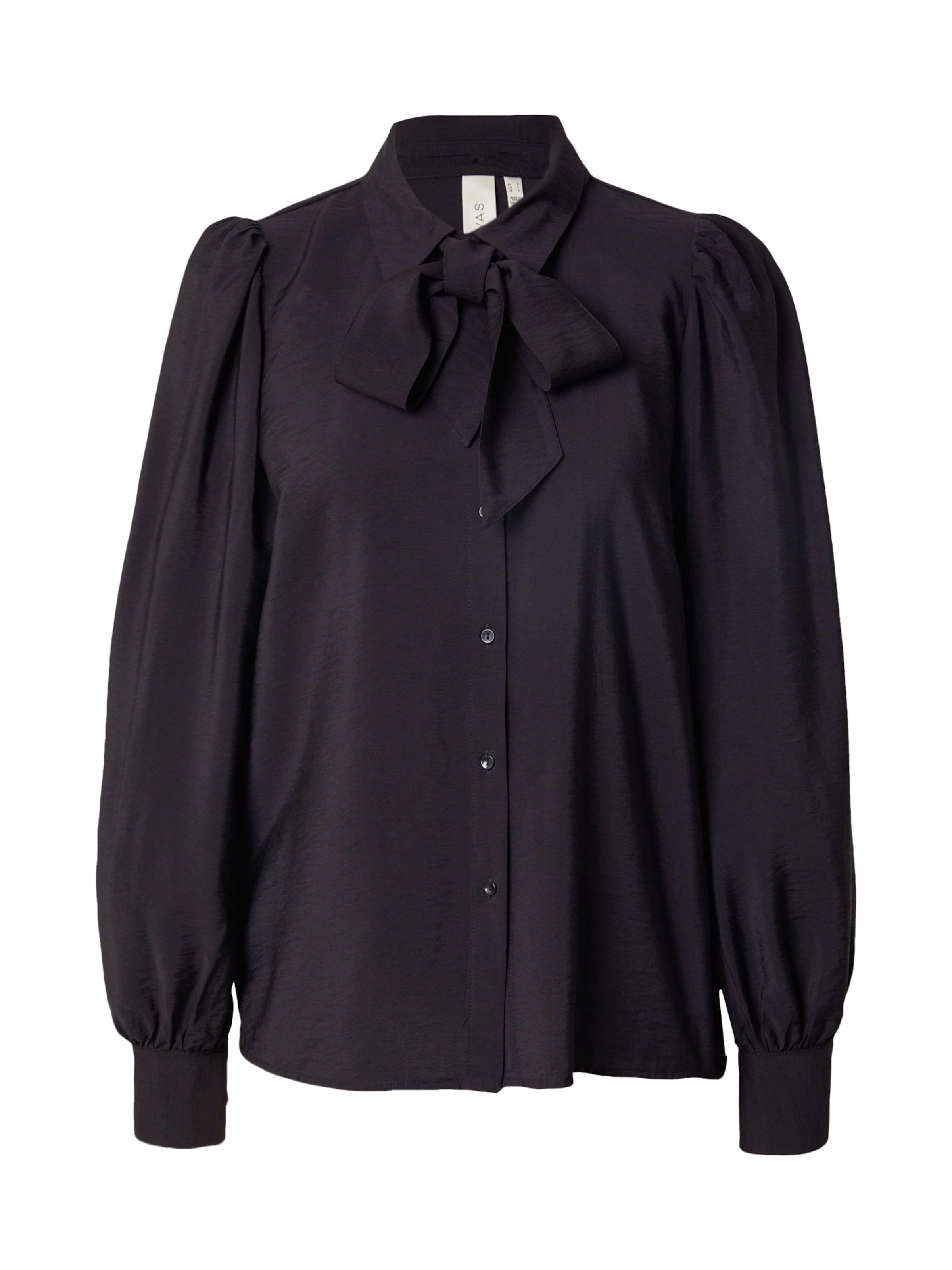 YAS Blúz 'YASPil' - fekete: elől