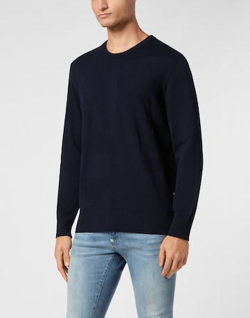 Pullover 'Skull&Bones' di Philipp Plein in blu