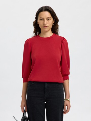 SELECTED Sweatshirt in Red: front