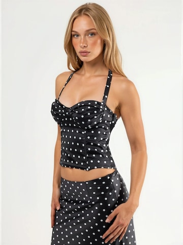 Hiccup Top in Schwarz