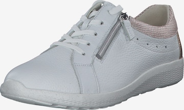 WALDLÄUFER Athletic Lace-Up Shoes in White: front