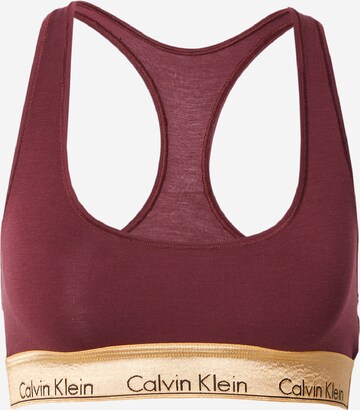 Bustier Soutien-gorge 'Modern Cotton' Calvin Klein Underwear en rouge : devant