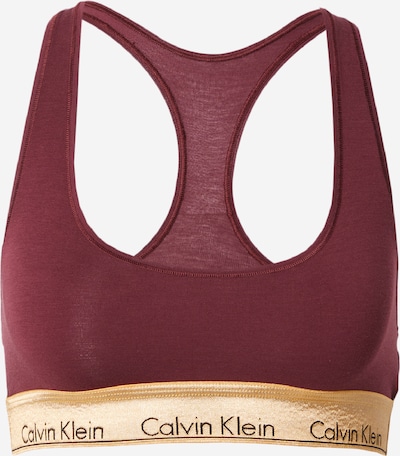 Calvin Klein Underwear Soutien-gorge 'Modern Cotton' en beige / marron / bourgogne, Vue avec produit