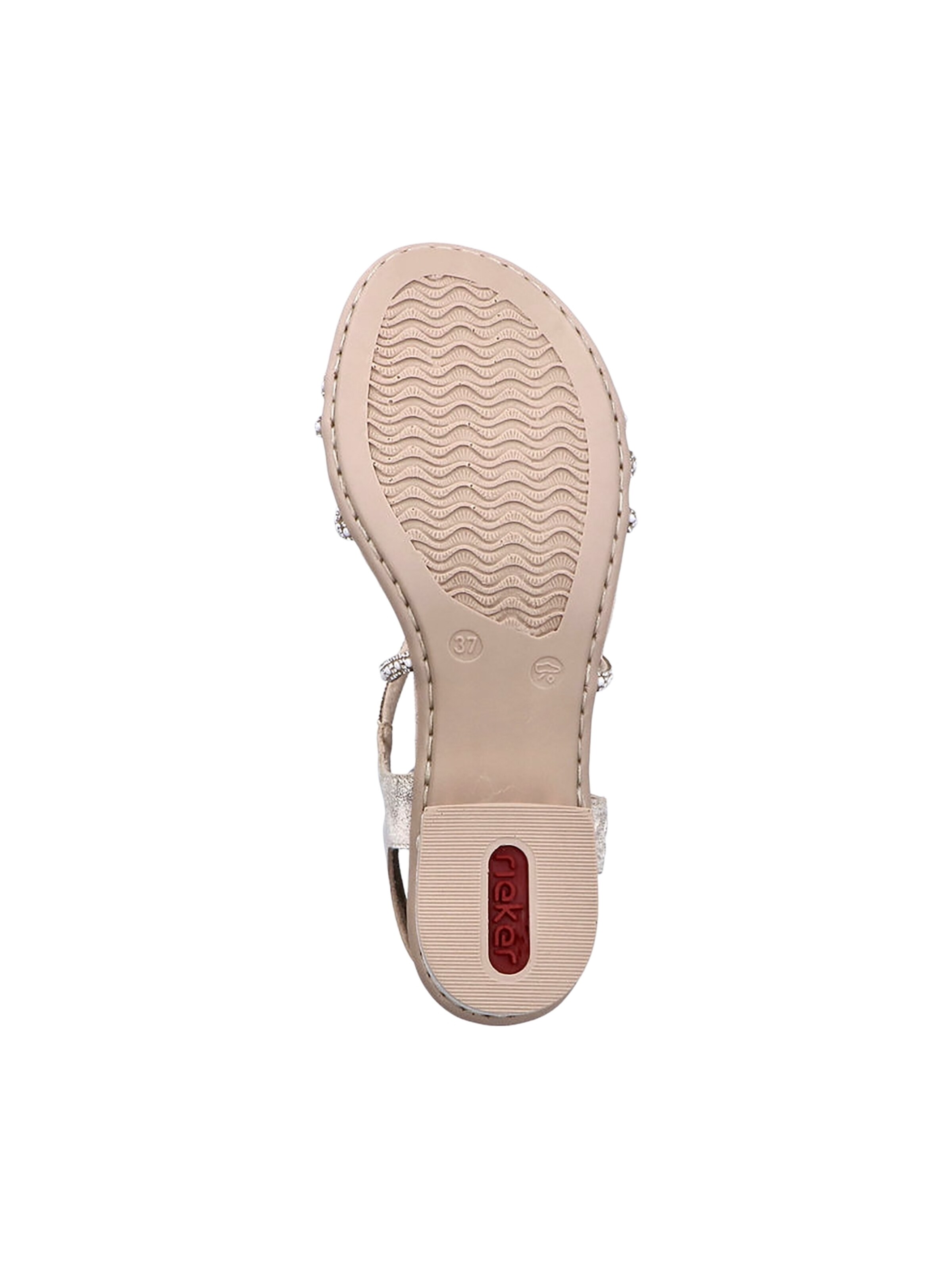 Sandales 'Sandalen mit Absätzen' Rieker en beige
