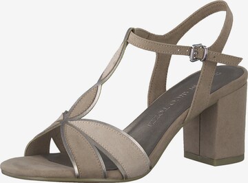 MARCO TOZZI Strap Sandals in Beige: front