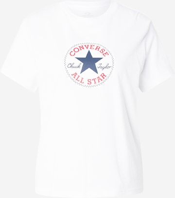 CONVERSE Tričko 'CHUCK' - Biela: predná strana