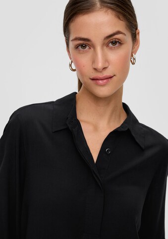 QS Bluse in Schwarz