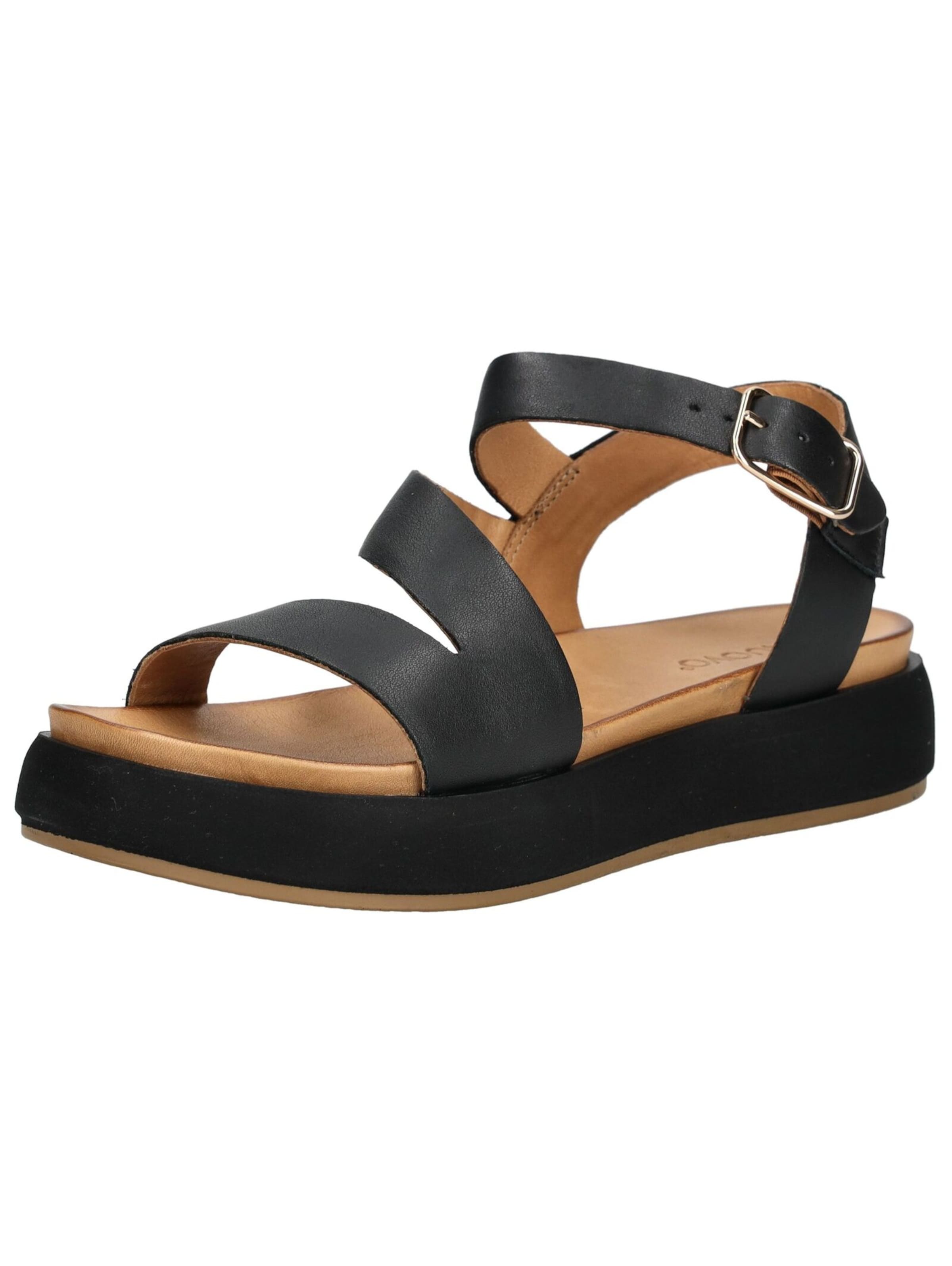 INUOVO Sandaal in Zwart: voorkant