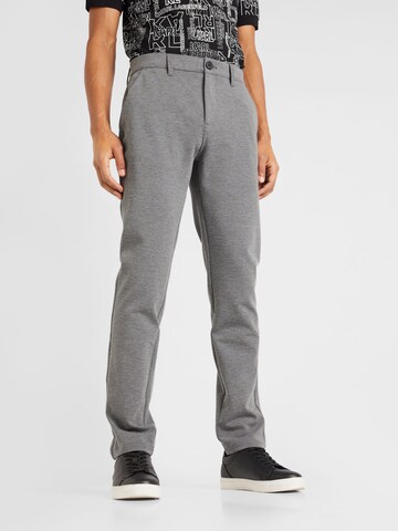 regular Pantaloni chino 'Langford' di BLEND in grigio: frontale