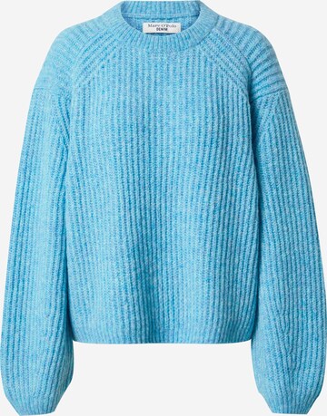 Marc O'Polo DENIM Sweter w kolorze niebieski: przód