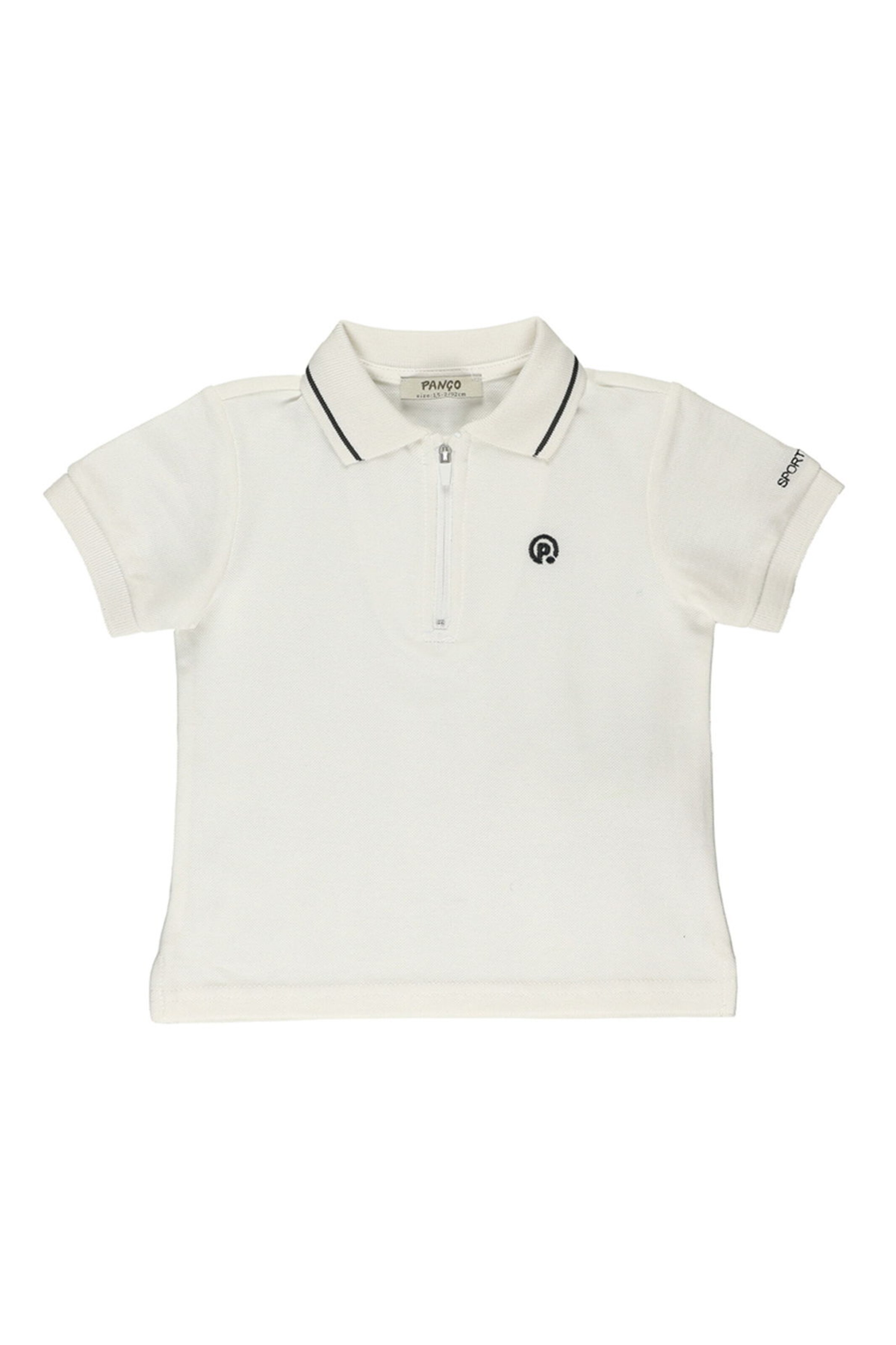 Panço Poloshirt in Weiß: Vorderseite