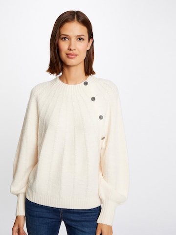 Pull-over 'ACEO' Morgan en beige : devant