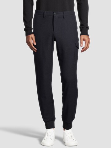 Steffen Klein Regular Cargohose in Blau: Vorderseite