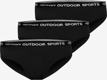 normani Athletic Underwear 'Albury' in Black: front