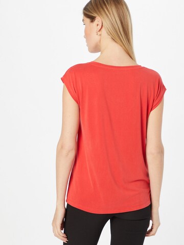 PIECES - Camisa 'Kamalia' em vermelho