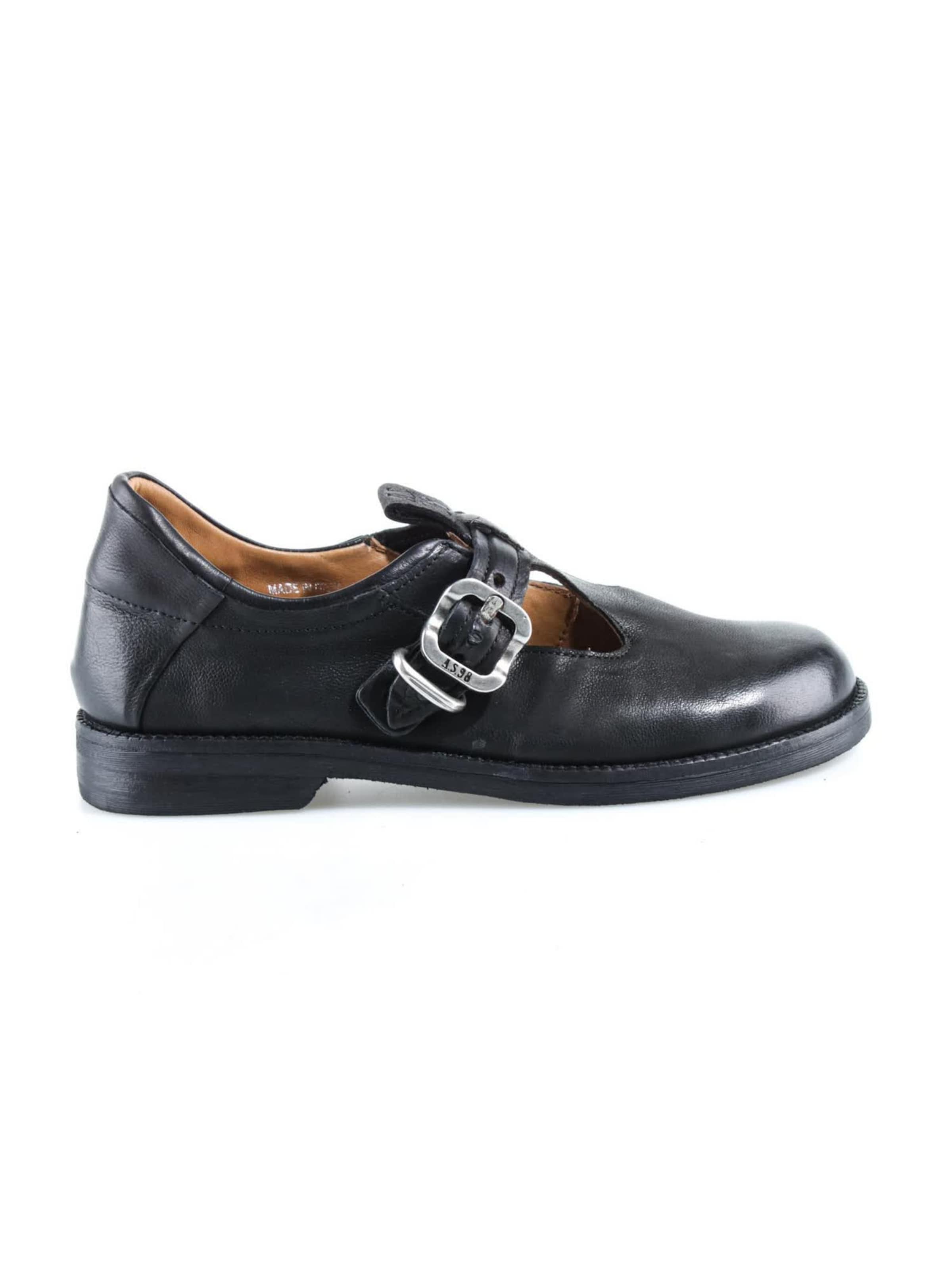 Mocassino ' ALISTAIR ' di A.S.98 in nero: lato