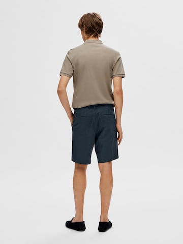 SELECTED HOMME Regular Chino 'Bill' in Blauw