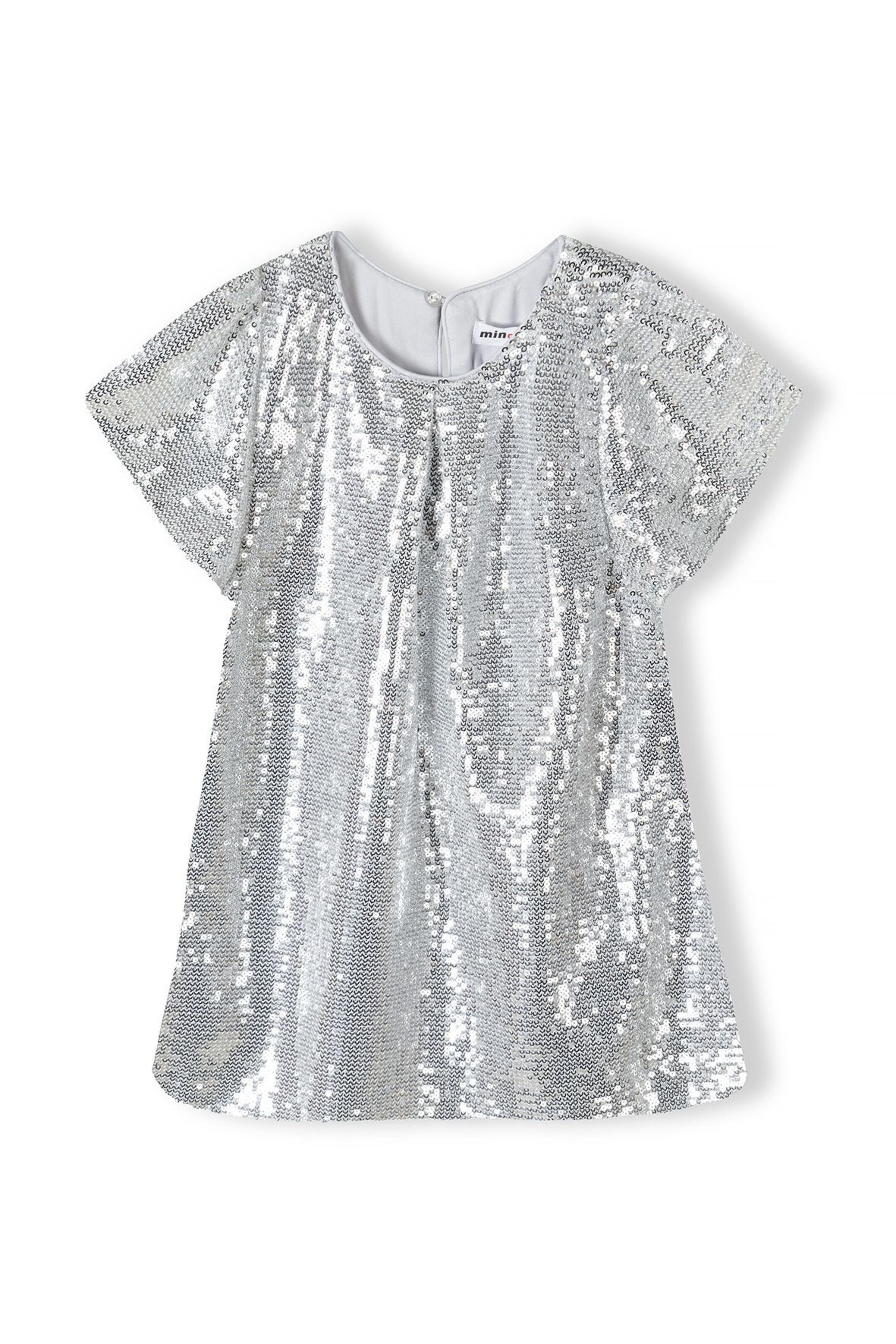 MINOTI Платье в Серебристый: спереди