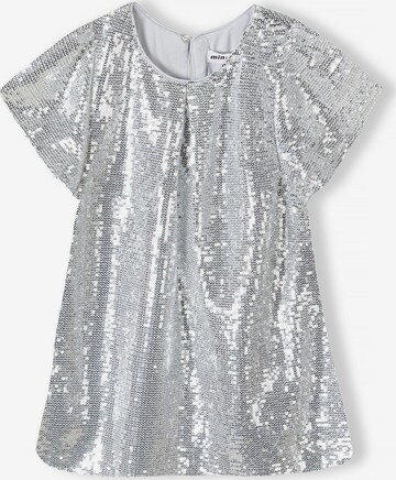 Robe MINOTI en argent : devant