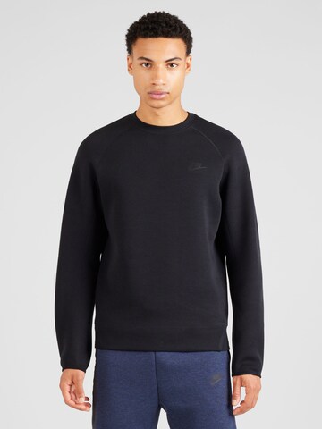 Nike Sportswear Sweatshirt in Schwarz: predná strana