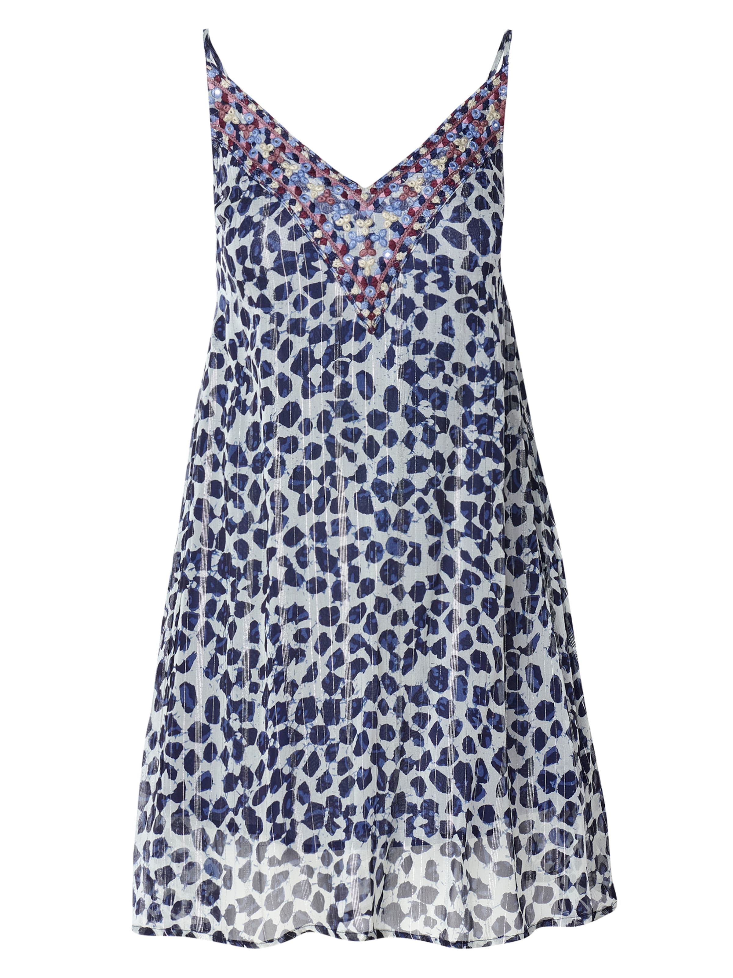 KOROSHI Summer dress in Blue: front