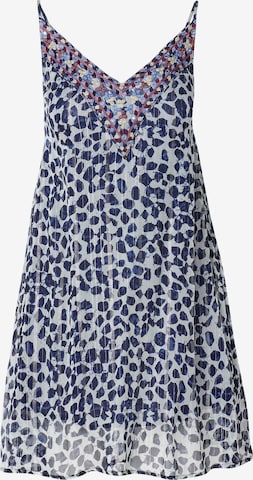 Rochie de vară de la KOROSHI pe albastru: față