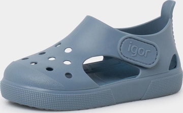 IGOR - Sapato de praia/banho em azul: frente