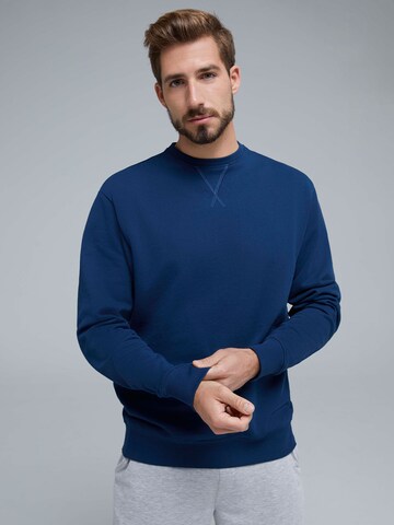 ABOUT YOU x Kevin Trapp Sweatshirt 'Lewis' in Blue: front
