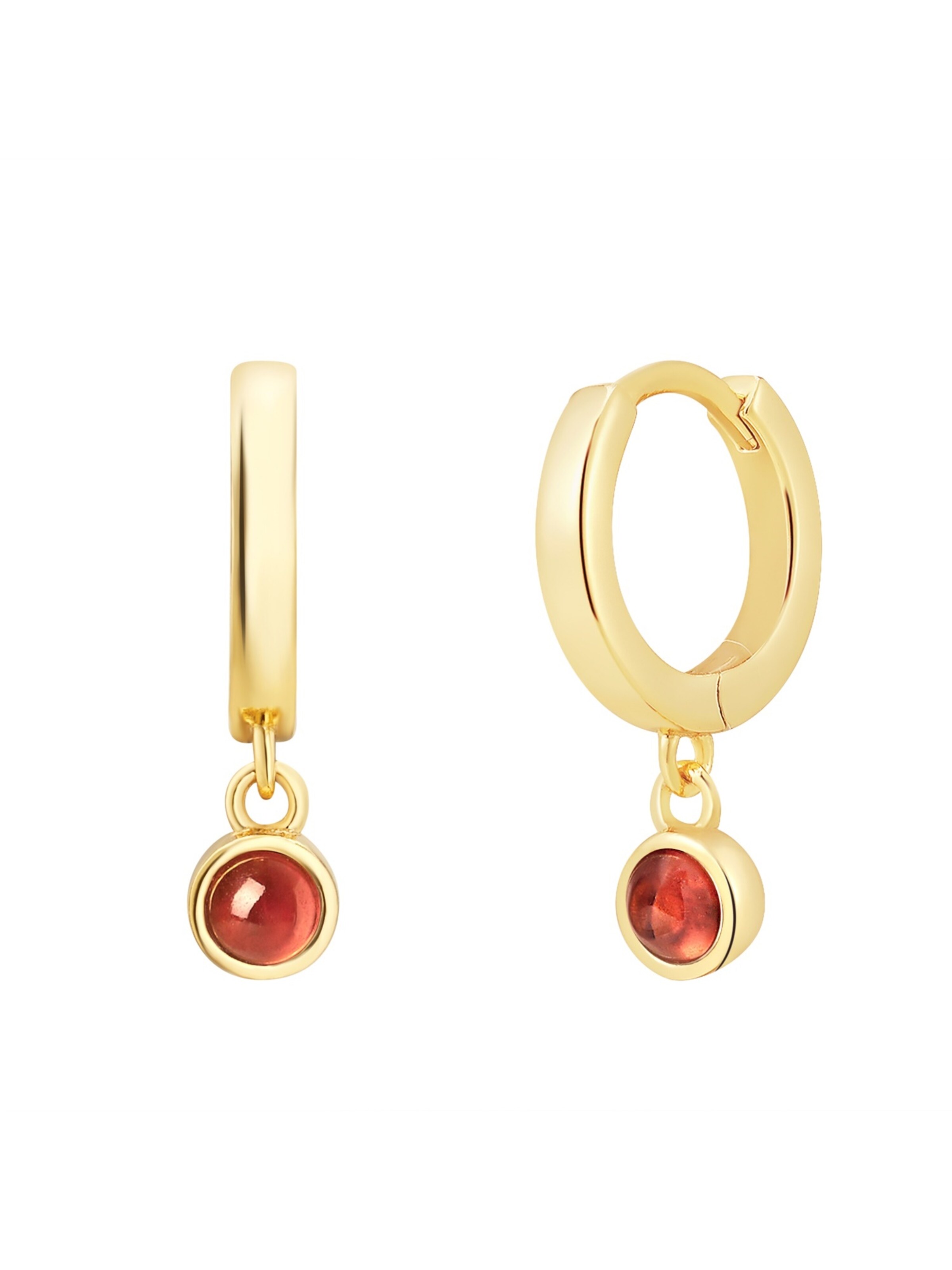 Boucles d'oreilles Glanzstücke München en or : devant