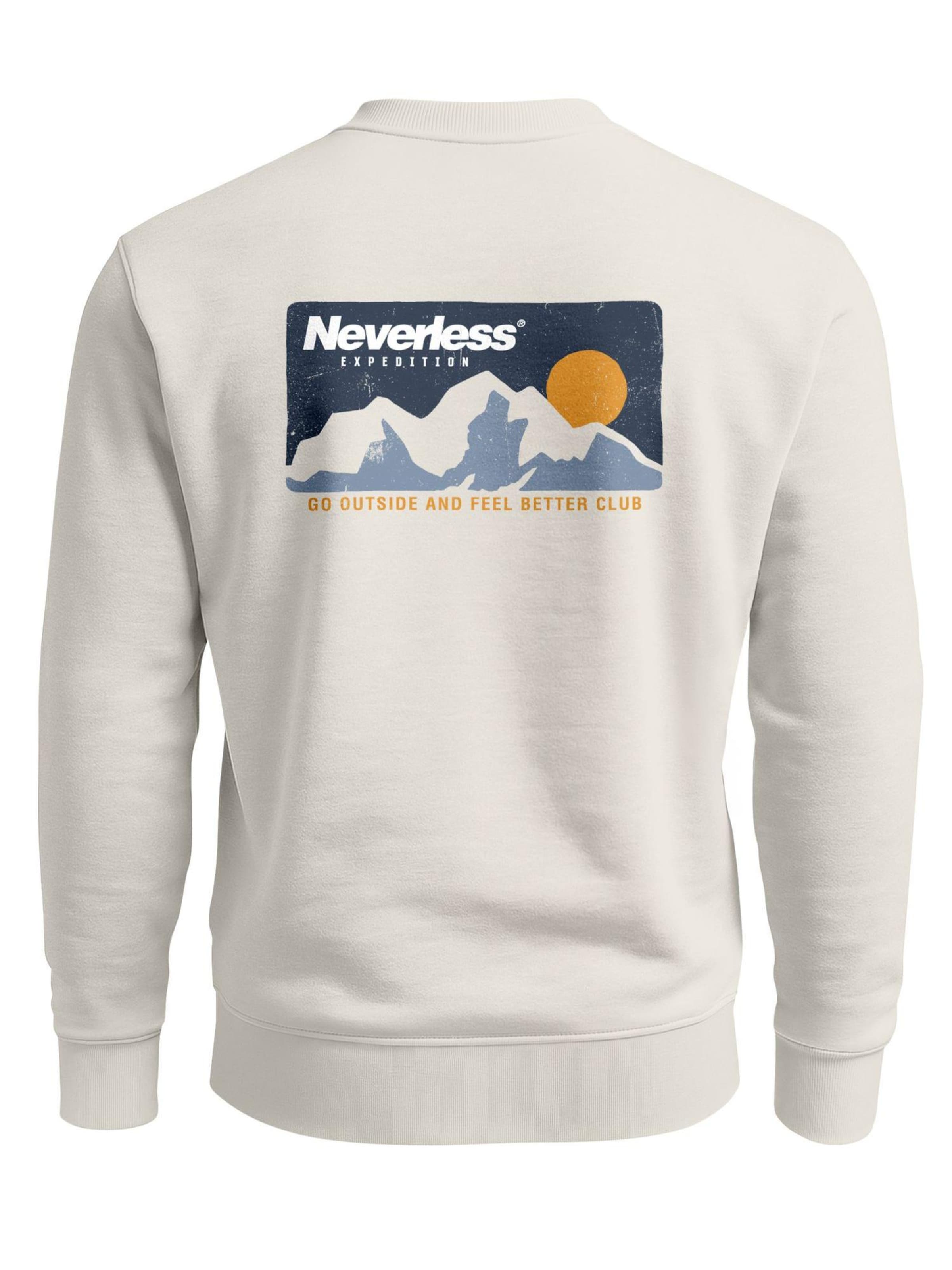 Neverless Sweatshirt 'Neverless Expedition'‌‌‌ in Beige
