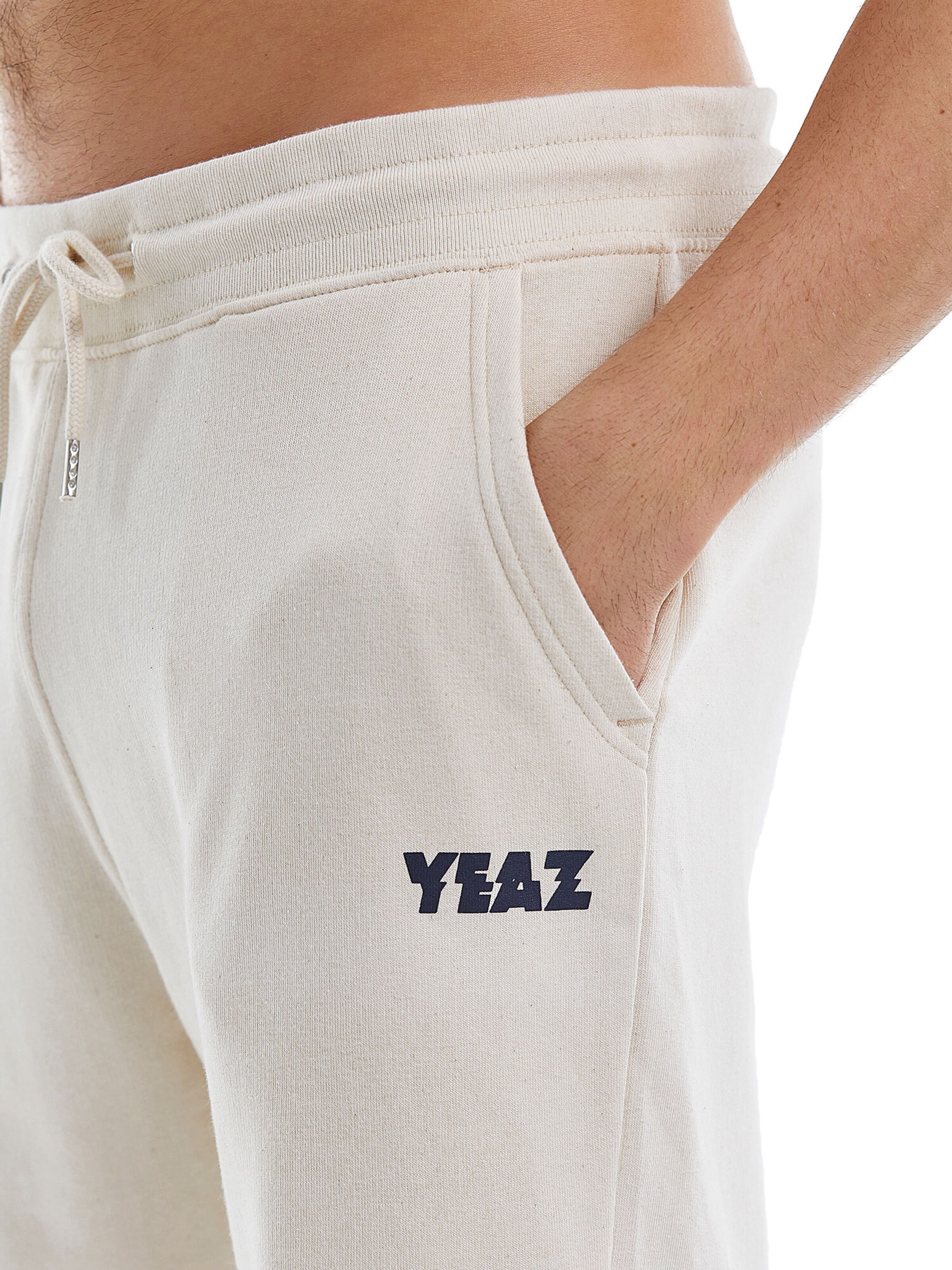 YEAZ regular Παντελόνι φόρμας 'Chax' σε λευκό