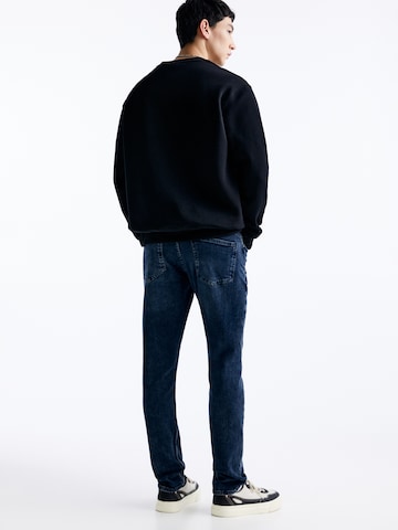 Pull&Bear Slimfit Jeans i blå