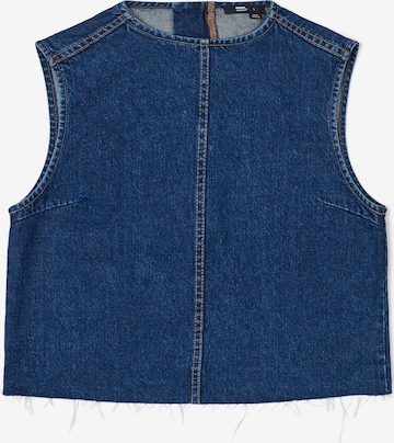Dr. Denim Top 'Erin Top' in Blauw: voorkant