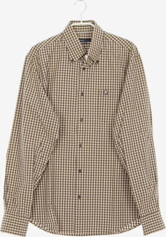 Navyboot Button Up Shirt in S in Brown: front