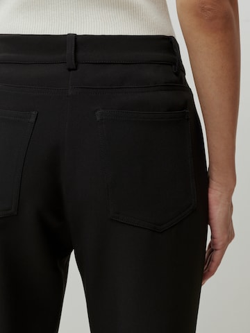 EDITED Regular Панталон с набор 'Iwan' в черно