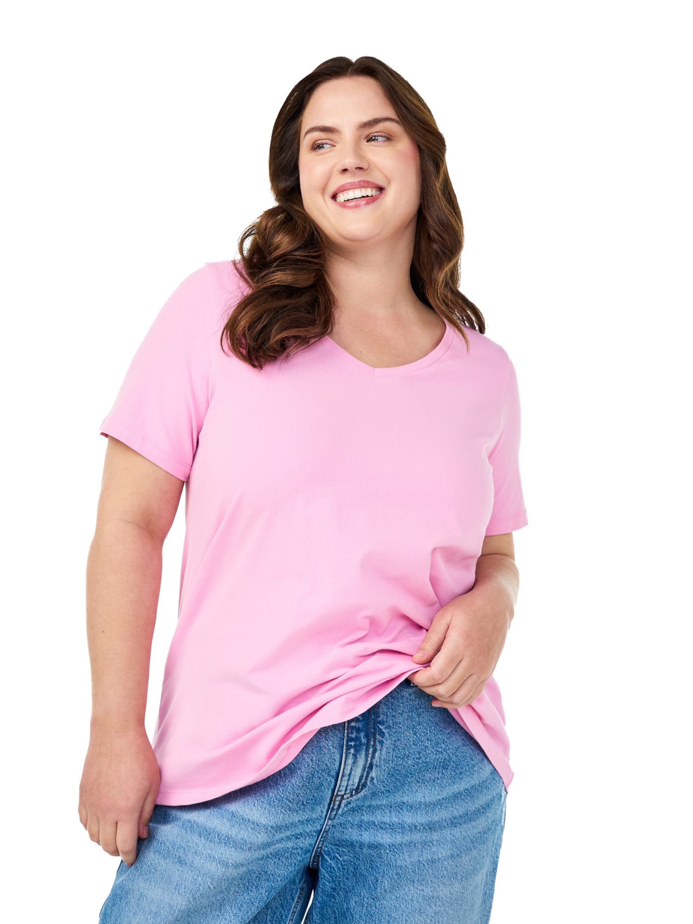 Zizzi - Camisa em rosa