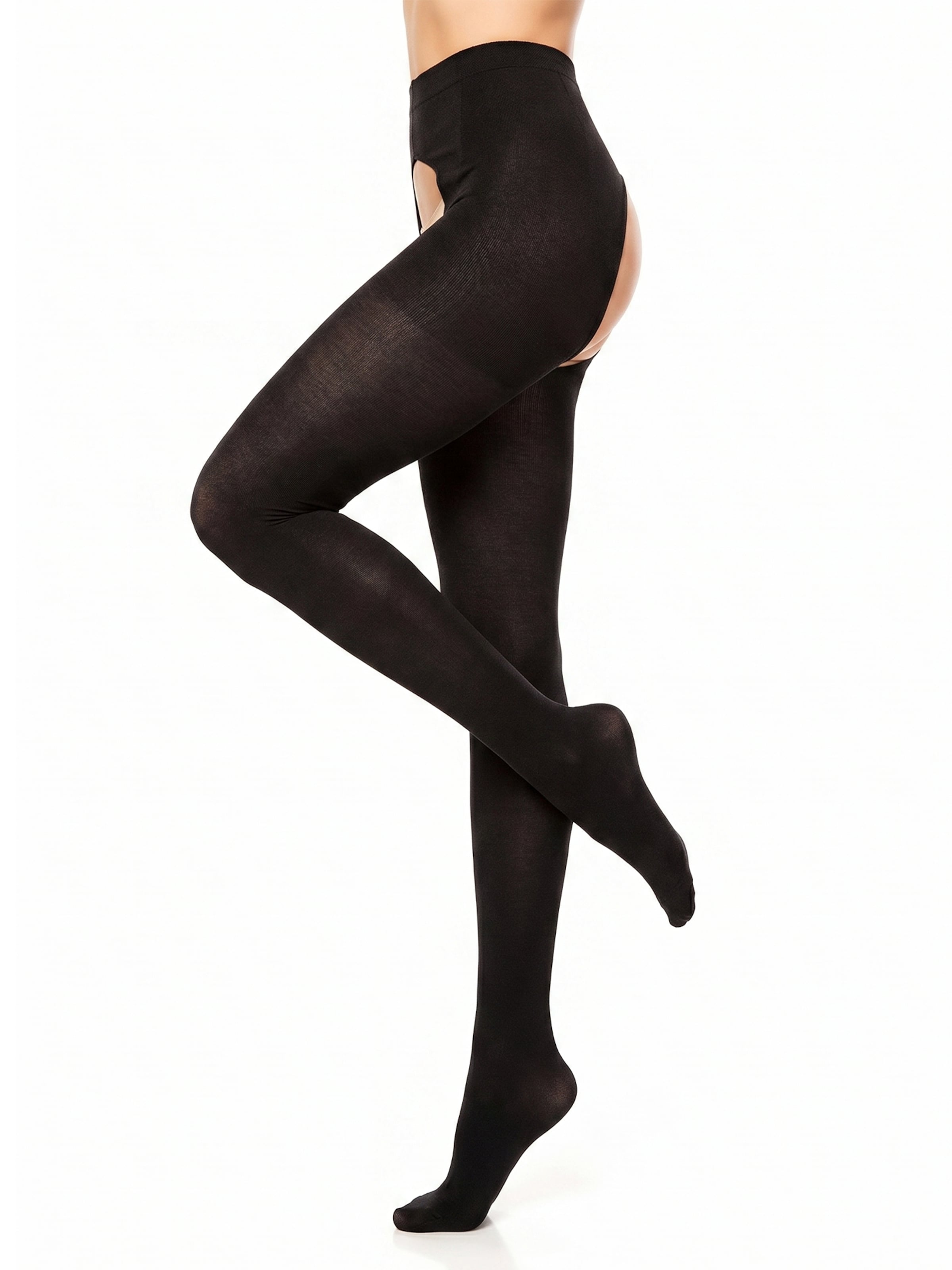 GLAMORY Strumpfhose 'Overt Microfaser Strumpfhose'‌‌‌‌‌ in Schwarz