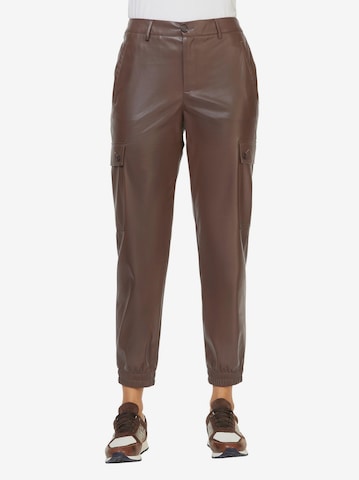 Rick Cardona by heine Regular Broek in Bruin: voorkant