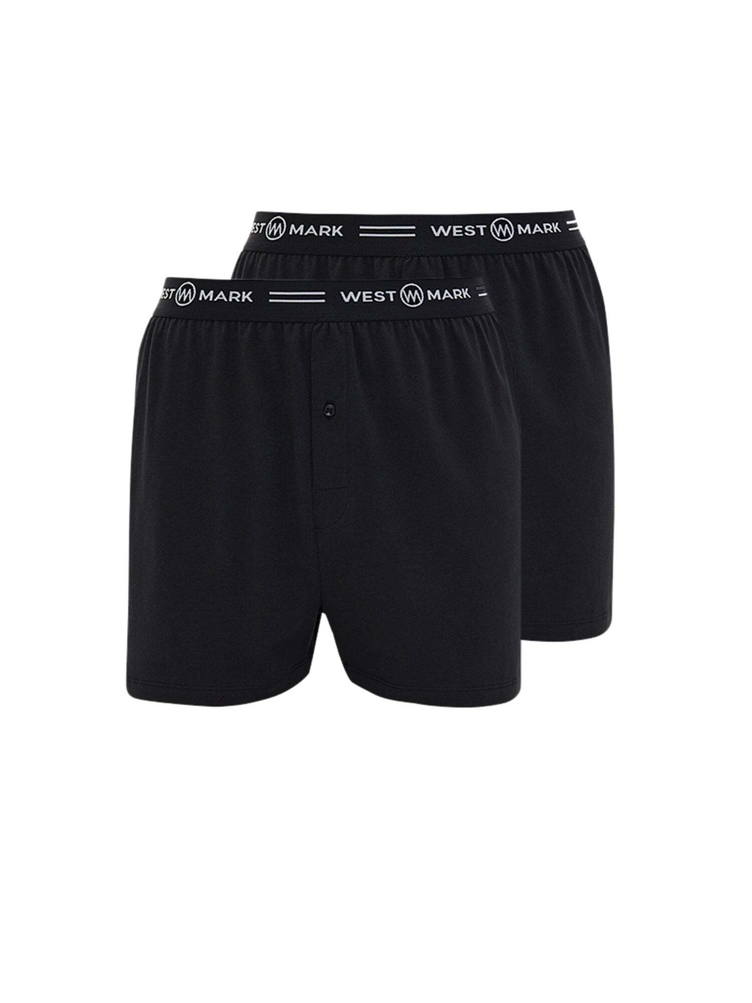 Boxers 'Teddy' WESTMARK LONDON en noir : devant