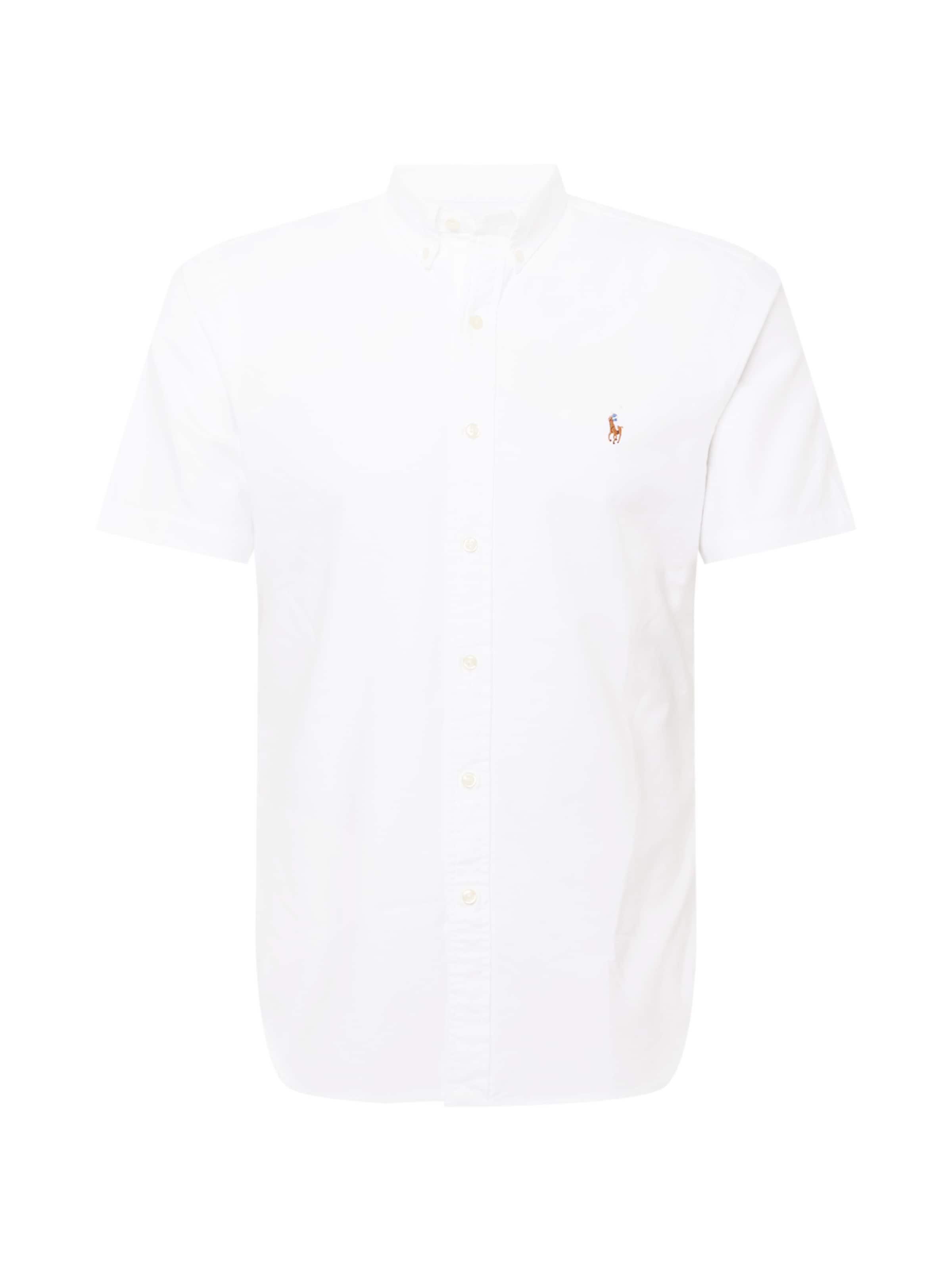 Polo Ralph Lauren Слим Рубашка в Белый: спереди