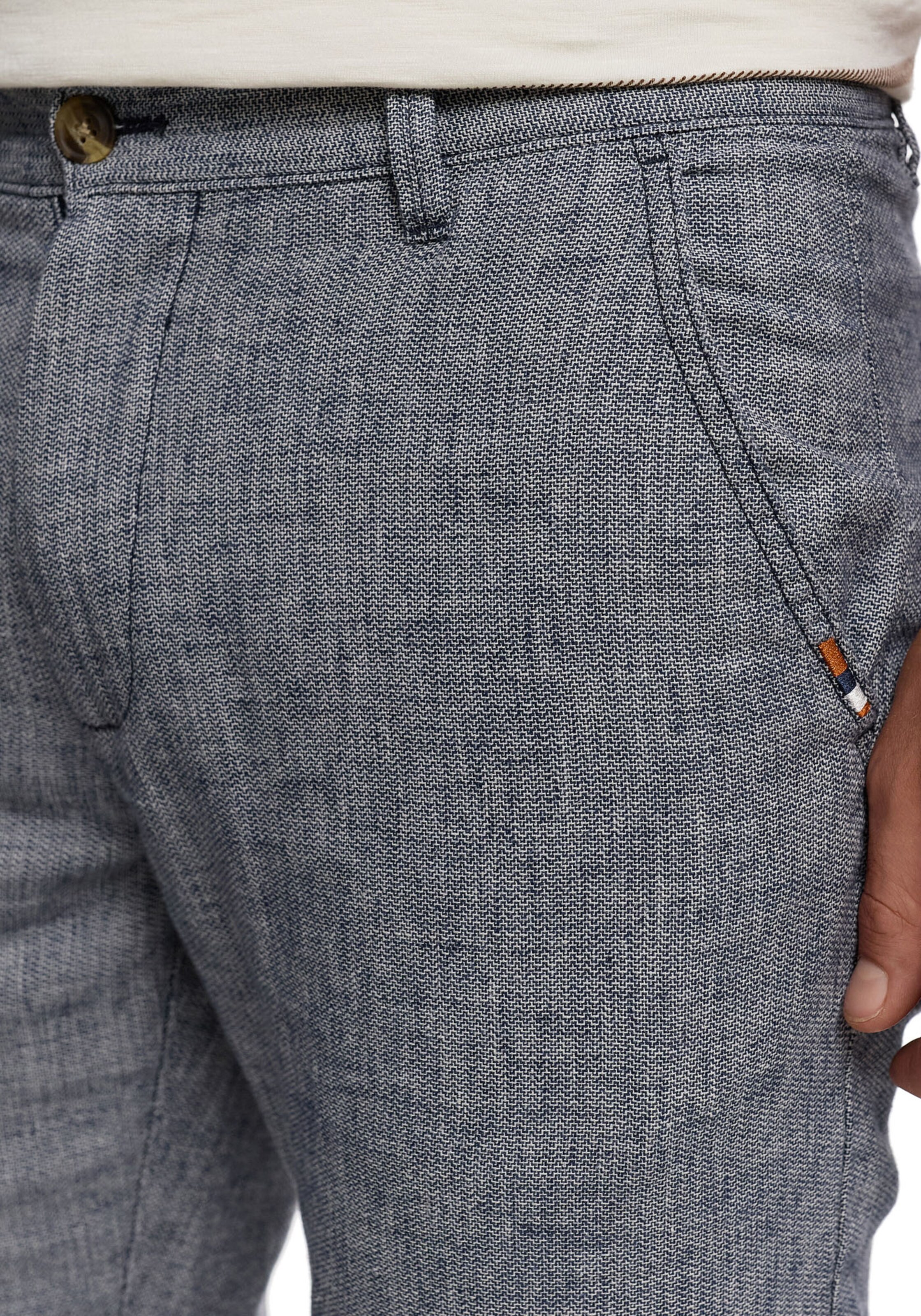 INDICODE JEANS Regular Chino Pants in Blue