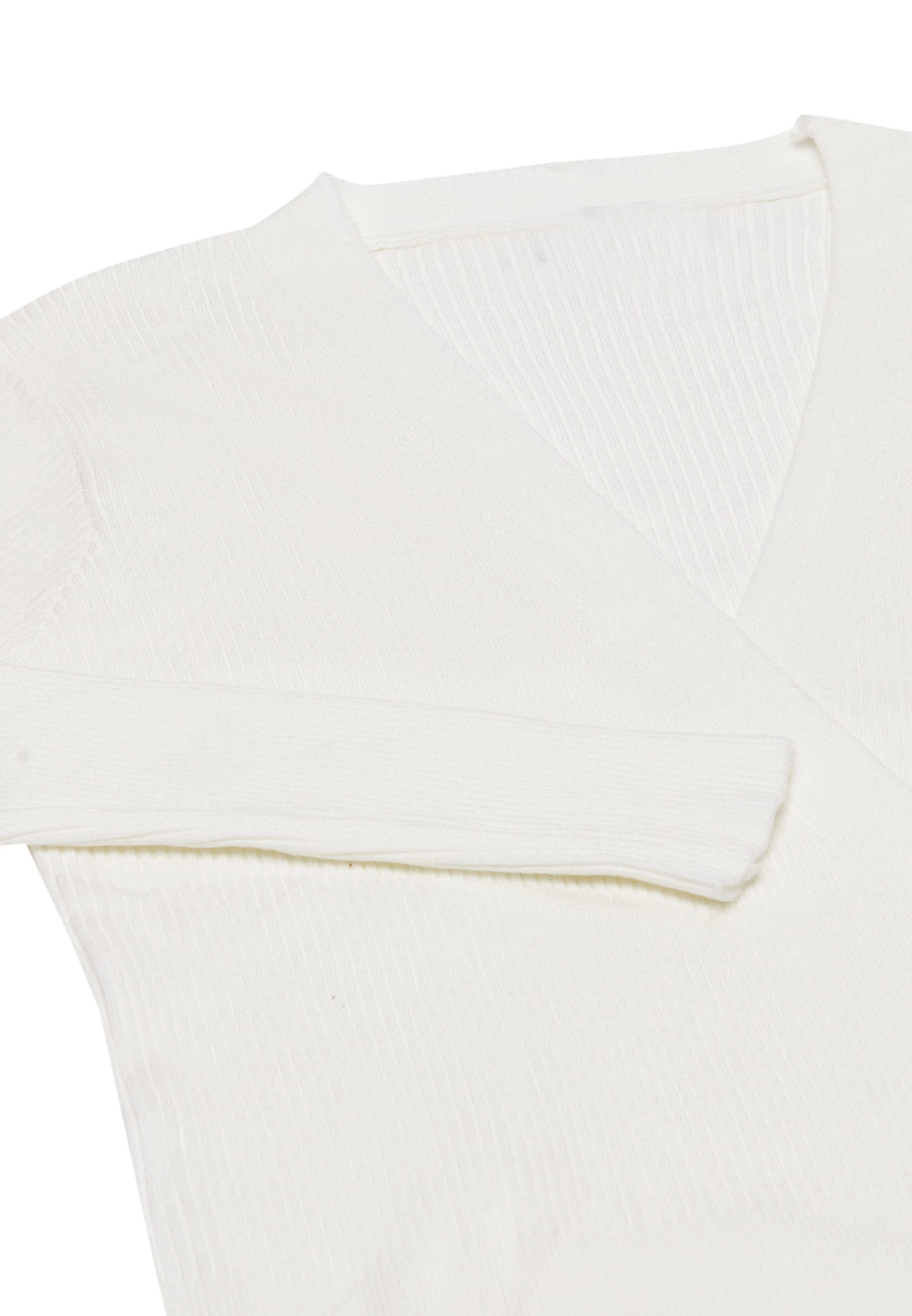 YASANNA - Casaco de malha em branco