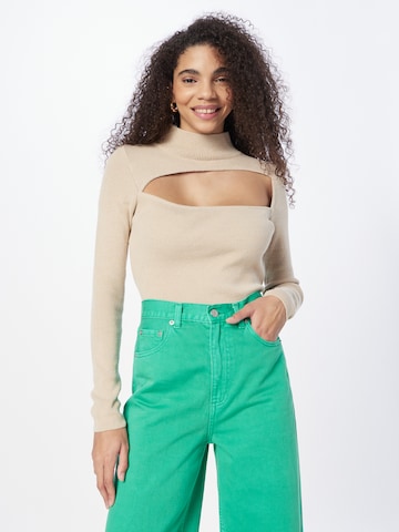 NU-IN Sweater in Beige: front