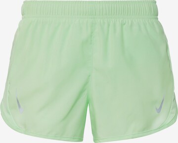 NIKE Regular Workout Pants 'Tempo Race' in Green: front