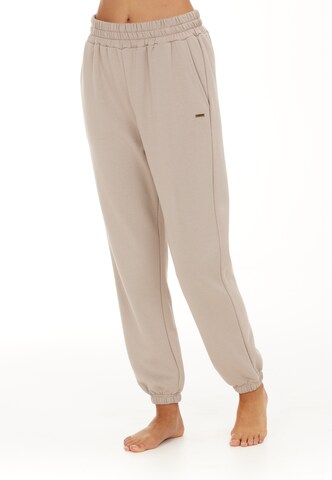 Athlecia Regular Sportbroek 'Aya' in Beige: voorkant