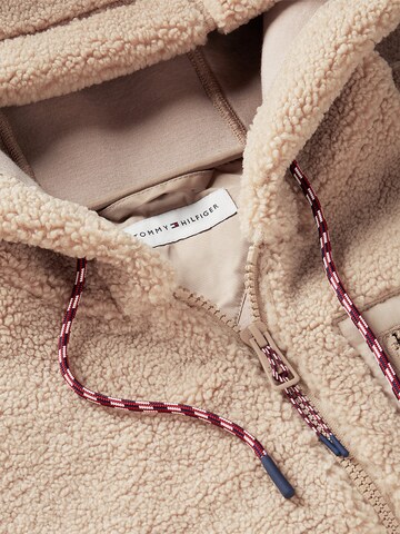 TOMMY HILFIGER Sweatjacke in Beige
