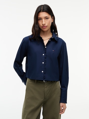 Tommy Jeans Блузка в Синий: спереди